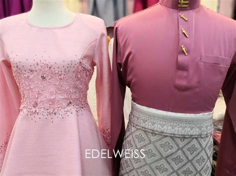 Rekomendasi perpaduan atau kombinasi warna yang cocok untuk desain dan warna pakaian. Baju Raya Sedondon Warna Pink Belacan - BAJUKU