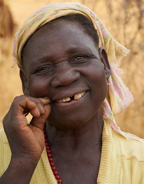 Zambian Woman In Small Village I Was In The Village While A Well Was Being Dug The Women Would