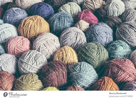 Wool Yarn Balls Color Toned Picture A Royalty Free Stock Photo From