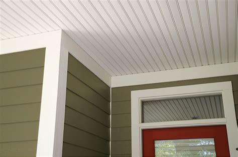 Quick print diy beadboard ceiling tutorial. A Better Alternative to Wood Beadboard for Exterior Porch ...