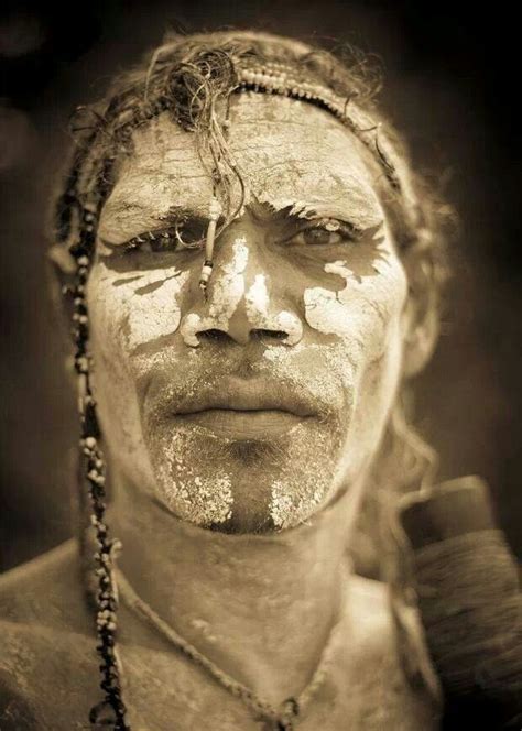 Australian Aboriginal Warrior Fotografía Retratos Fotografía De