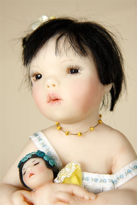 Lomee Polymer Clay One Of A Kind Art Doll By Nadine Leepinlausky