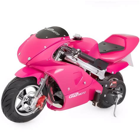 40cc 4 Stroke Kids Gas Pocket Bike Mini Motorcycle Pink
