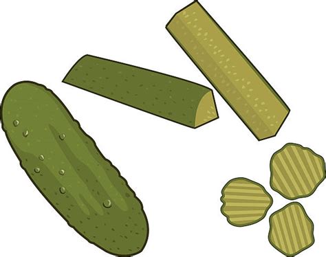 Dill Pickle Clip Art Vector Images And Illustrations Istock