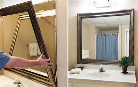 Framing A Bathroom Mirror With Metal Clips Everything Bathroom