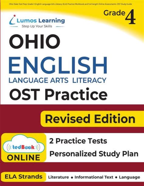 Ohio State Test Prep Grade 4 English Language Arts Literacy Ela