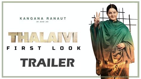 Thalaivi Official Trailer Hindi Kangana Ranautarvind Swamy Vijay