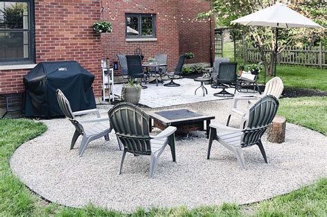 Diy Pea Gravel Patio For Under 200 Redeeming Hampton