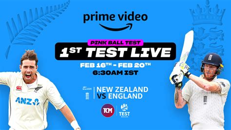 Prime Video Brings Thrilling Live Test Cricket Action As England Faces Off Against New Zealand