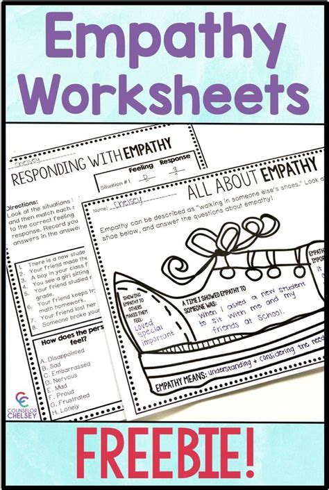 Empathy Worksheets Free Character Education Ideas