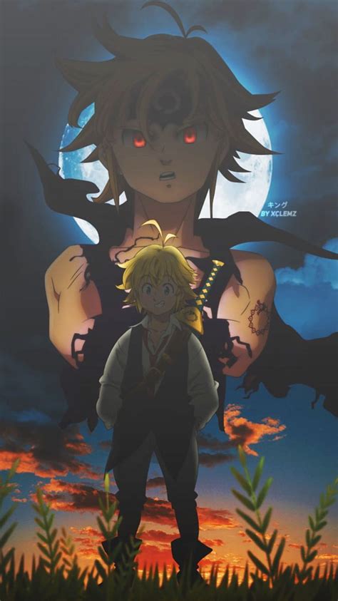 Meliodas Best Anime Drawings Seven Deadly Sins Anime Demon King