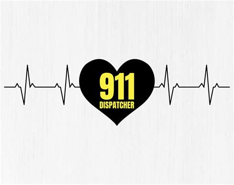 911 Dispatcher svg 911 dispatcher heartbeat svg 911 dispatcher | Etsy