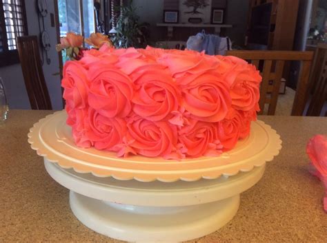 Rose Swirl Cake