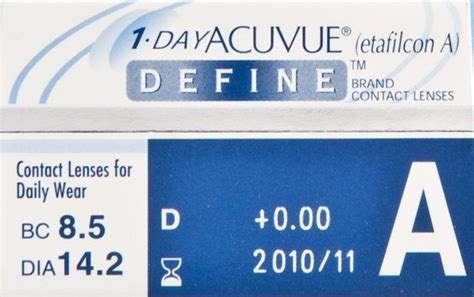 1 Day Acuvue Define Most Comfortable Contacts Lenses Contact Lenses