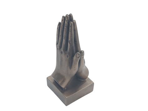 Bronze Praying Hands Sculpture Tware And Engravers