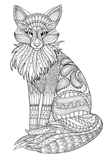 Https://tommynaija.com/coloring Page/detailed Fox Coloring Pages