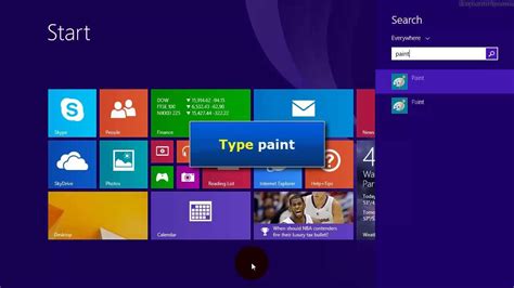 Windows 81 Adding Microsoft Paint As A Shortcut On Desktop Using