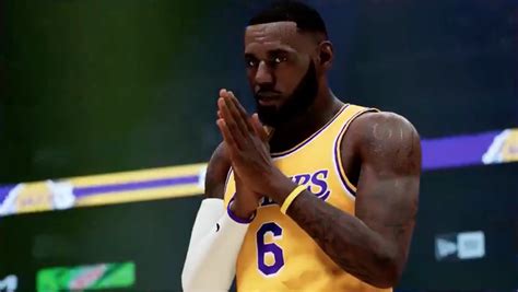 Heres A Sneak Peek At Lebron James And The Lakers In Nba 2k22 Lakers