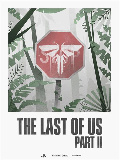 The Last Of Us Part Ii Poster Ollie Hoff The Last Of Us Poster