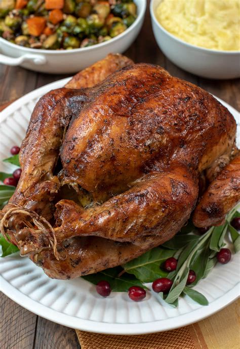 Dry Brine Turkey With Garlic Butter Rub Valerie S Kitchen