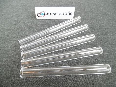 Five Tube Set Of Quartz Glass 10mm Od Connection Tubing 100mm