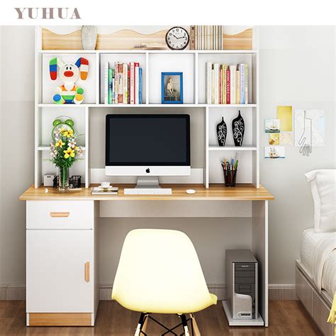 Study Table With Shelf Buy Leiko Study Desk With Book Shelf In