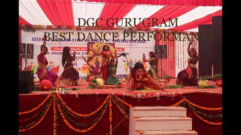 general dance dgc gurugram shankhnaad gurugram university youth festival 04 11 2023 youtube