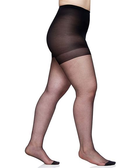 berkshire plus size ultra sheer control top with reinforced toe hosiery 4418 and reviews