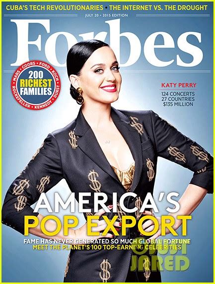 Katy Perry Covers Forbes Is Highest Paid Female Celeb In The World