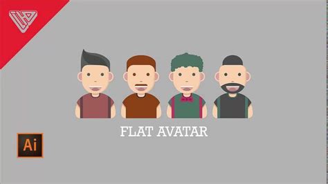 Creating Flat Avatar Adobe Illustrator Avatar Adobe Illustrator