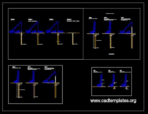 Bored Piles Method Construction Details Cad Template Dwg Cad Templates