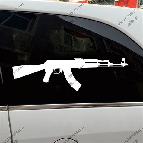 Ak 47 Ak47 Gun Car Truck Decal Bumper Sticker Windows Vinyl Die Cut