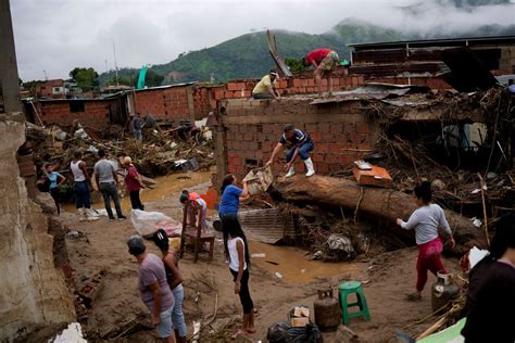 Rain Fueled Landslide Sweeps Through Venezuela Town 22 Dead