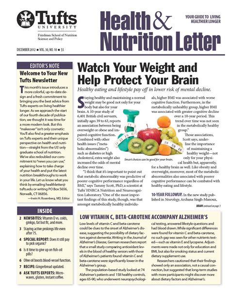 Download The Full December 2022 Issue Pdf Tufts Health And Nutrition Letter