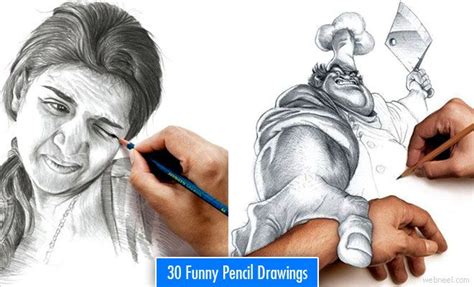 40 Most Funniest Pencil Drawings And Art Works Funny Drawings Funny