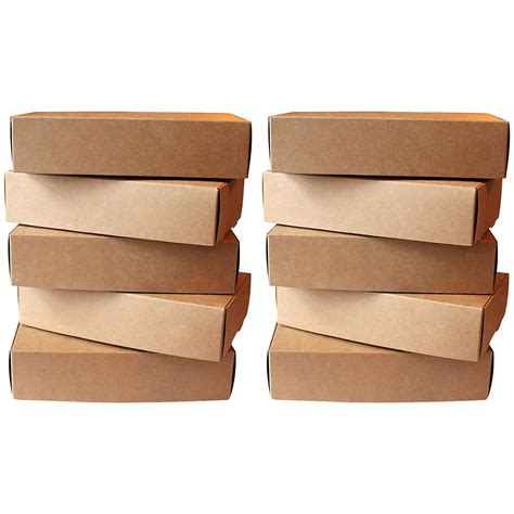Buy Kurtzy Brown Postal Cardboard Boxes 10 Pcs Kraft Cardboard