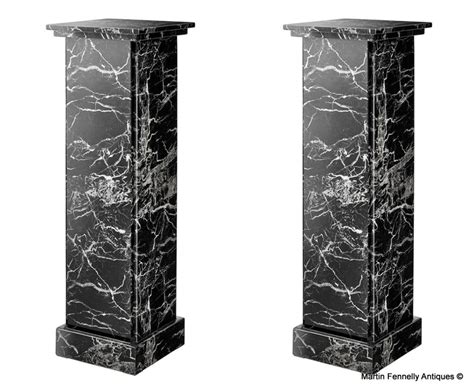 M077 Superb Pair Of Faux Marble Columns Furniture Martin Fennelly
