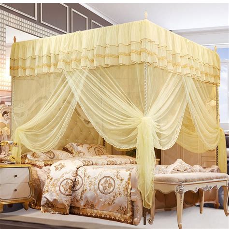 New Mosquito Net Luxury Princess Three Openings Mosquito Bed Curtain