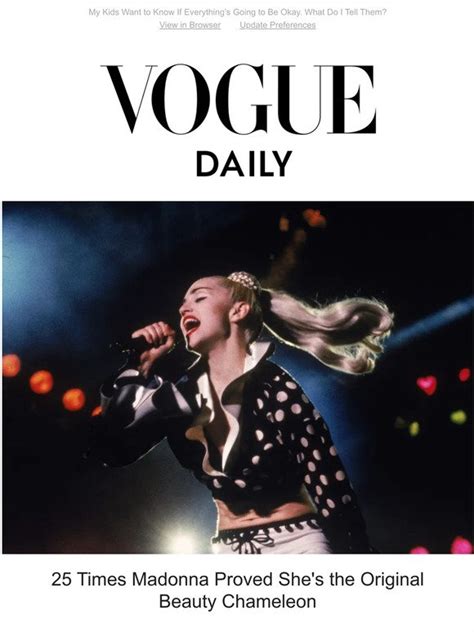 Vogue 25 Times Madonna Proved Shes The Original Beauty Chameleon Milled