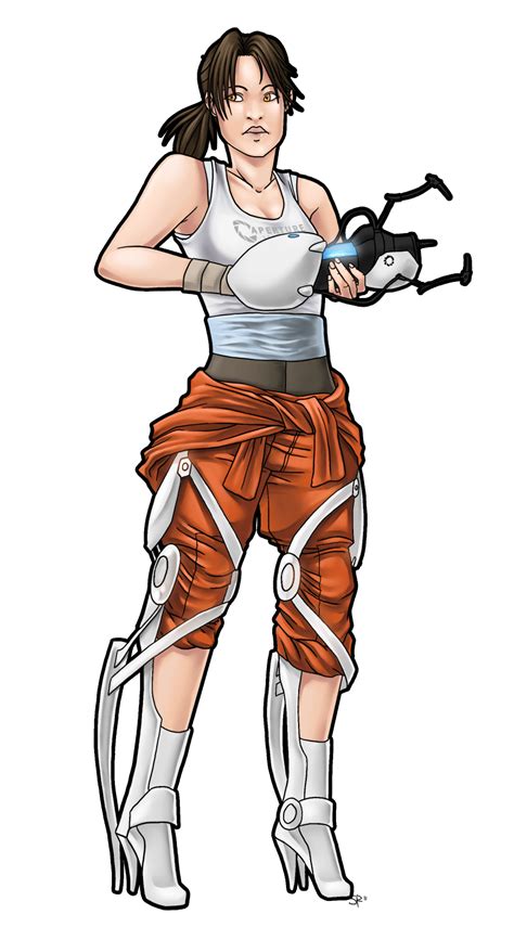 Image Portal 2 Chell By Superkusokao D3ejk8zpng Angry German Kid