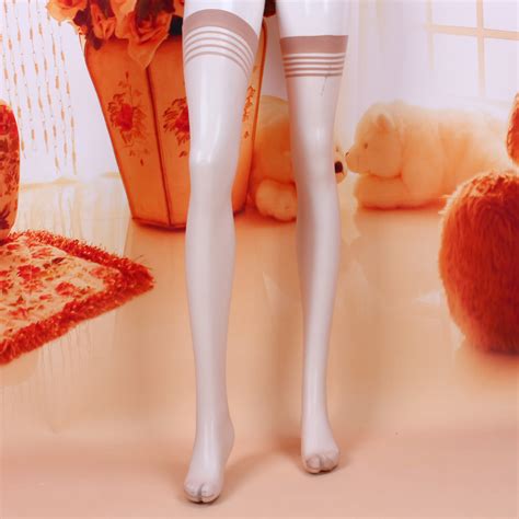 Wholesale Fashion Sexy Lace Top Over Knee Thigh Highs Stockings Black Nude Tights Pantyhose Knee