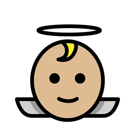 Baby Angel Emoji Clipart Free Download Transparent Png Creazilla