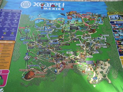 Xcaret Park Map