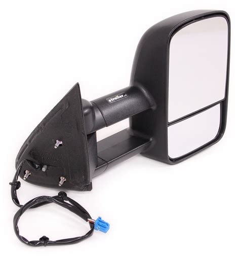 K Source Custom Extendable Towing Mirror Electricheat Textured Black Passenger Side K