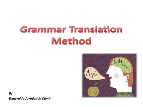 Grammar Translation Method