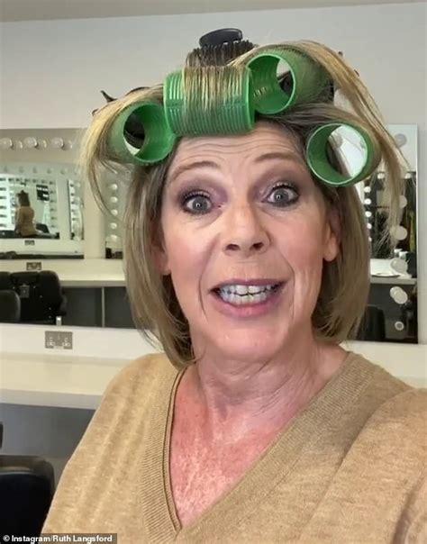 Ruth Langsford Sports Rollers As She Gets Ready For Loose Women Without