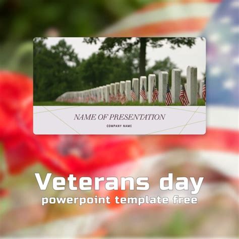 Veterans Day Powerpoint Template Free MasterBundles