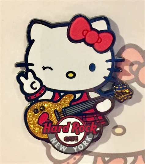 Hello Kitty Playing Guitar Clone Pins And Badges Hobbydb