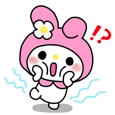 My Melody Line Stickers Icon Hd Png Download Kindpng