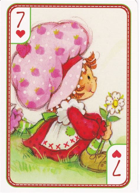 Ssc Playing Cards Best Deck 45 Strawberry Shortcake Cartoon